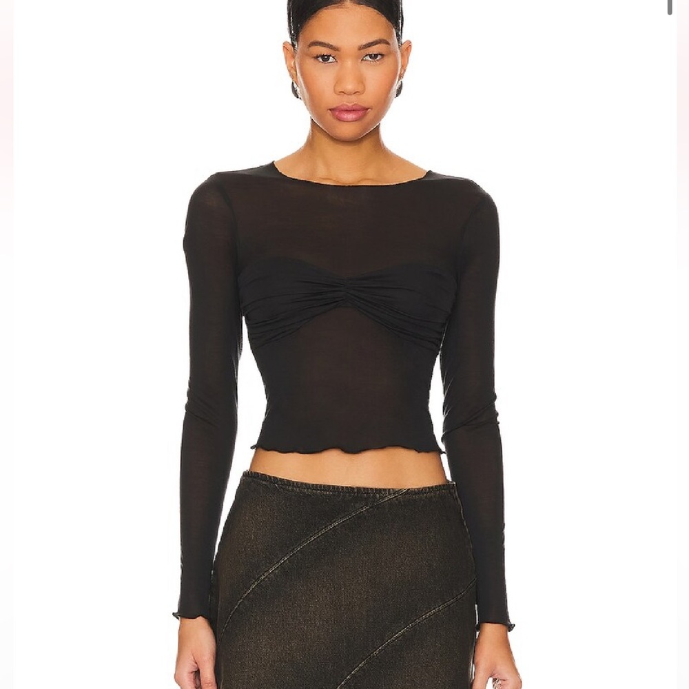 Superdown Oliana top in black, size XXS